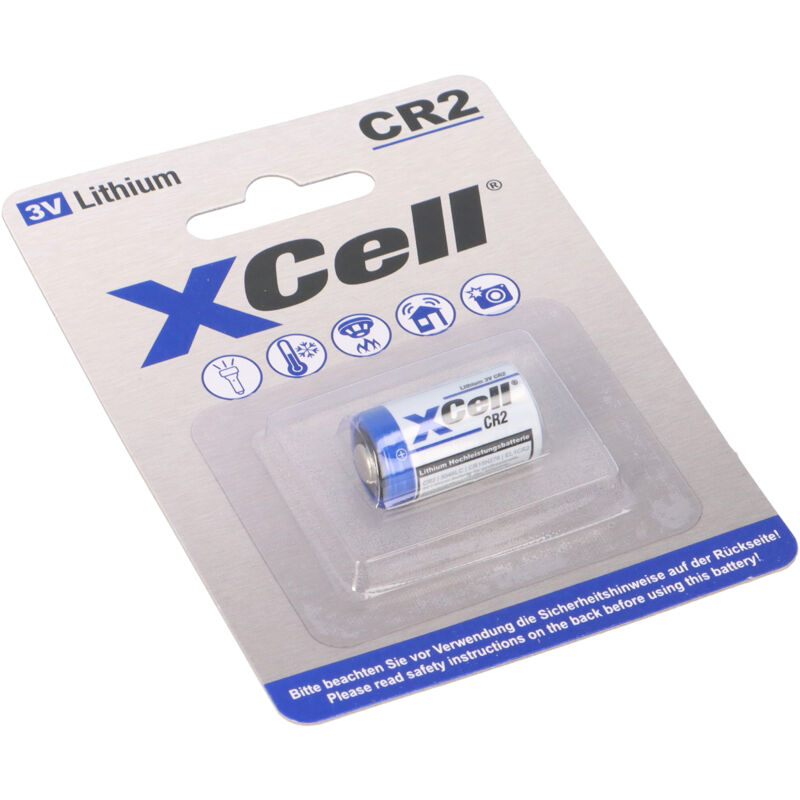 CR2 Lithium-Batterie 3V – 900mAh Spezialzelle - Xcell