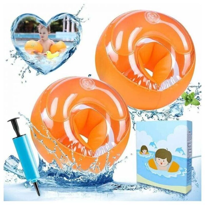 Odipie - XL-Kinder-Pool-Armband, aufblasbares Pool-Armband, Ring-Armband, Armschwimmer, Baby-Schwimmarmbänder, Kinder-Boje, Anfänger-Boje