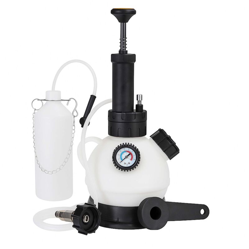 Bremsenentlüftungsgerät 2 l + 1 l Bremsenentlüfter mit Absaugbehälter, Bremsentlüfter zum Bremsflüssigkeit Wechsel und Bremsen Entlüften - Xpotool