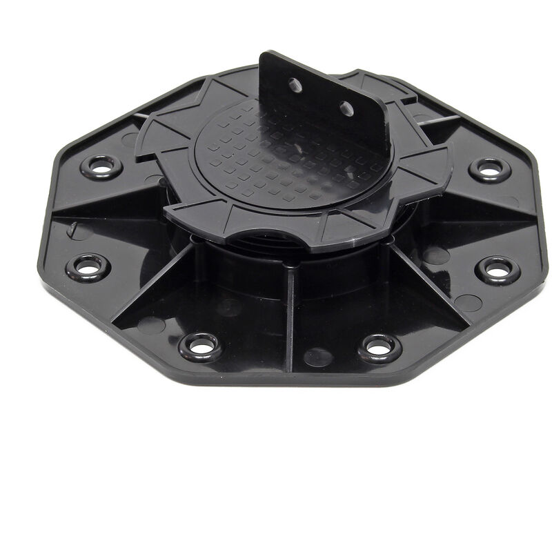 Wiltec Stelzlager für Terrassen, 2700kg, 18-25mm, höhenverstellbarer Stellfuß für Terrassendielen, Platten und Planken