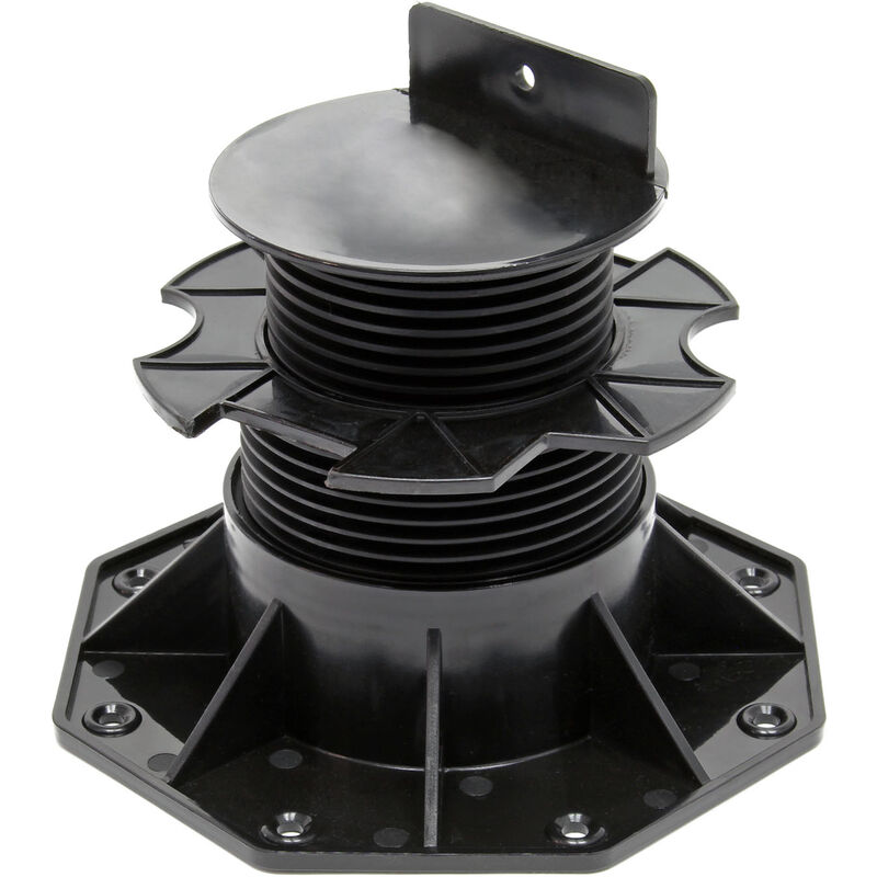 Xpotool - Wiltec Stelzlager für Terrassen, 2700kg, 60-128mm, höhenverstellbarer Stellfuß für Terrassendielen, Platten und Planken