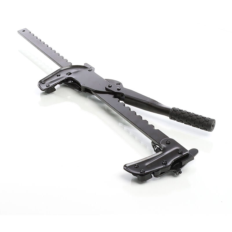 Drahtspanner 81,5 cm für Zäune, Zaunspanner mit 530 mm Spannweg, Spannwerkzeug für Weidezaun und Zaundraht zum Dehnen und Spleißen von Draht - Xpotool