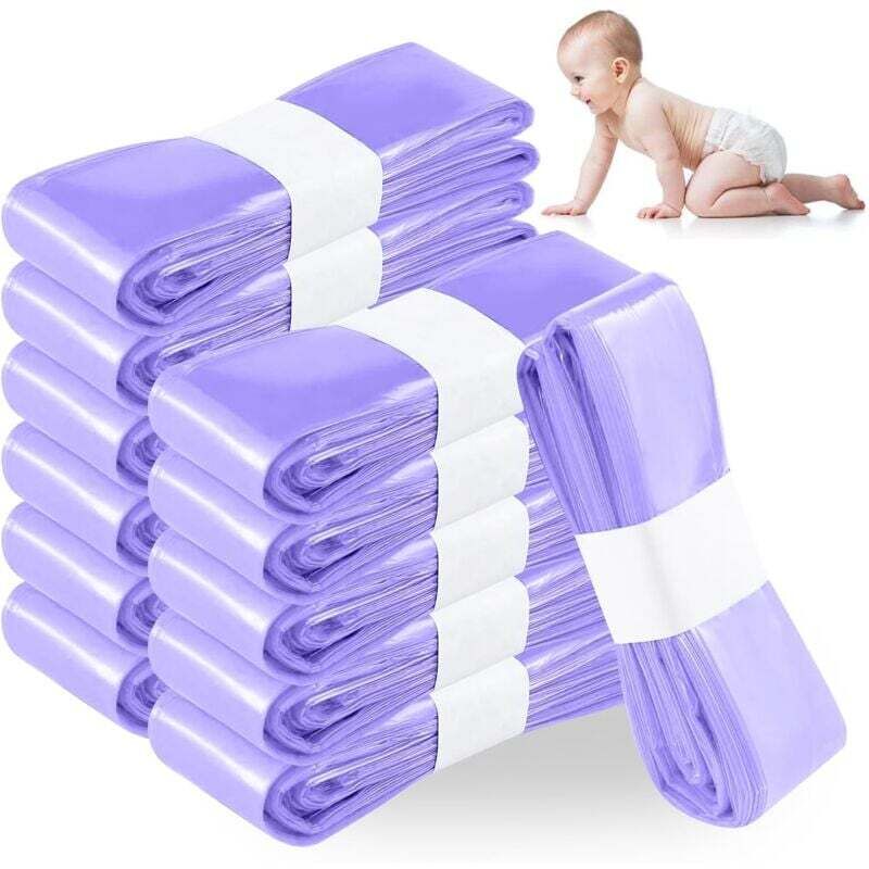 12er-Pack Windeleimer-Nachfüllpackungen, Windeleimer und Nachfüllpackung, großes Fassungsvermögen, antibakteriell, geruchshemmend, mehrschichtig,