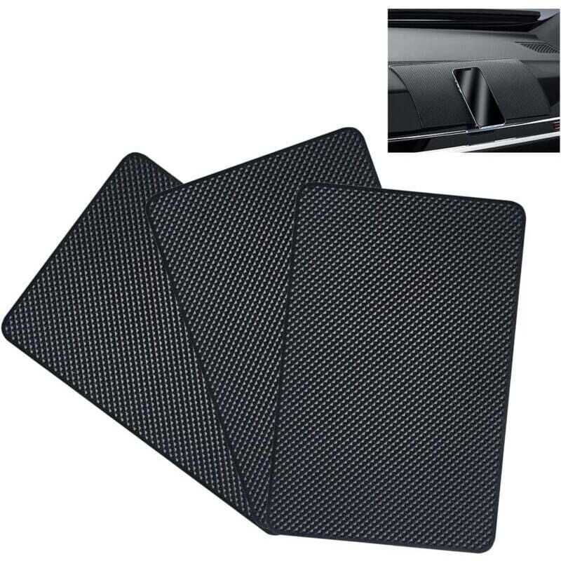 3er-Set Auto-Anti-Rutsch-Matte für Armaturenbrett, 27 x 15 mm, Auto-Anti-Rutsch-Gele, wiederverwendbare Klebematte für Autotelefon, für