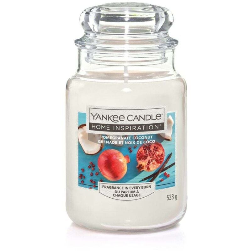 Yankee Candle - Duftkerze Großes Glas Pomegranate Coconut 538 g Kerze Duft Kerze