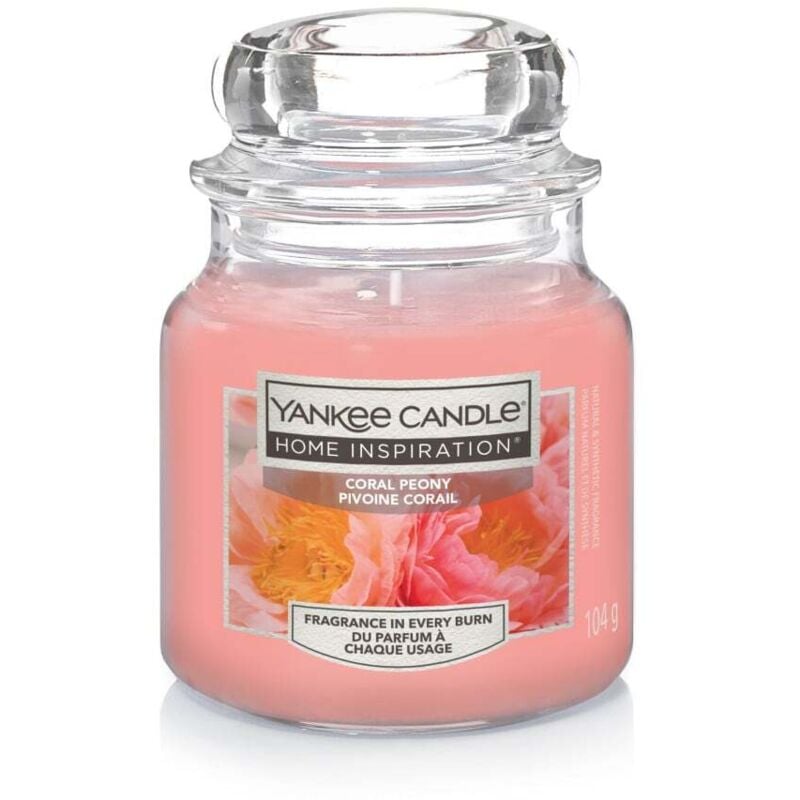 Yankee Candle Duftkerze Kleines Glas Coral Peony 104 g rosa Duftkerze