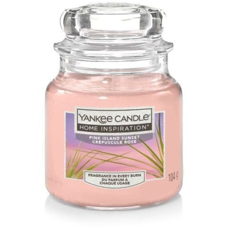 Yankee Candle - Duftkerze Kleines Glas Pink Island Sunset 104 g rosa Kerze Duft