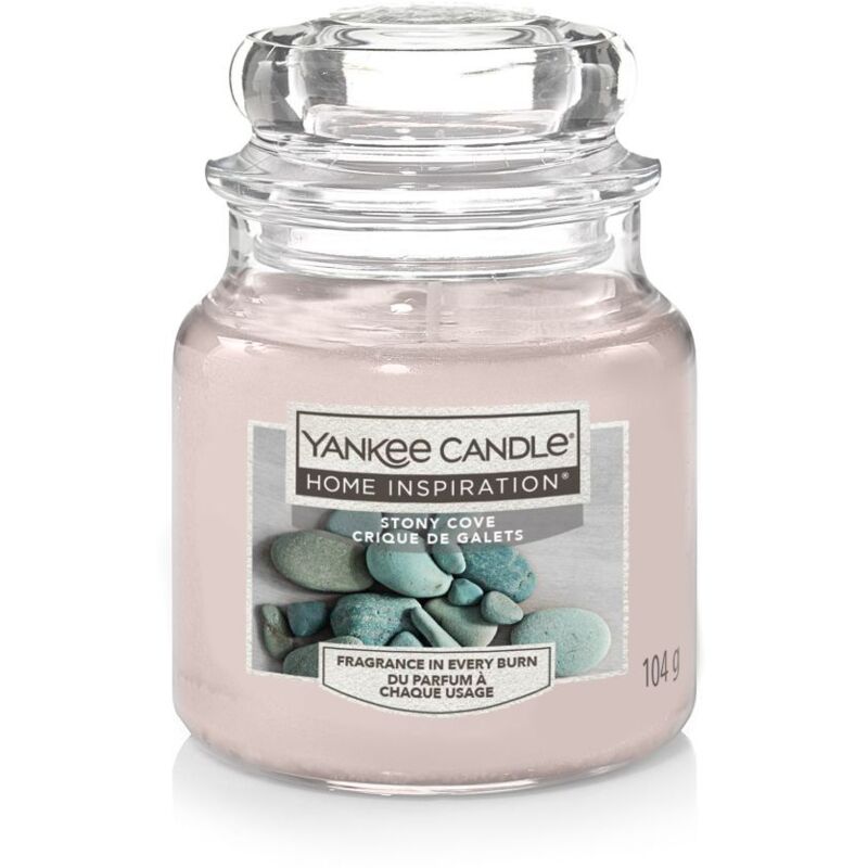 Yankee Candle - Duftkerze Kleines Glas Stony Cove 104 g grau Duft Kerze Duftkerzen