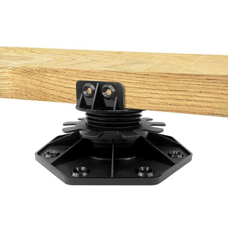 Stelzlager höhenverstellbar Stellfüße-Terrassenlager Justierbarer Balkenlager Stelzlager für Terrassendielen-Unterkonstruktion, Terrassenplatten,