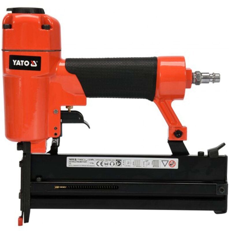 Druckluft-Nagler Kombi für Klammern und Stifte Streifennagler Klammergerät Tacker +25-40mm und Nägel 10-50mm