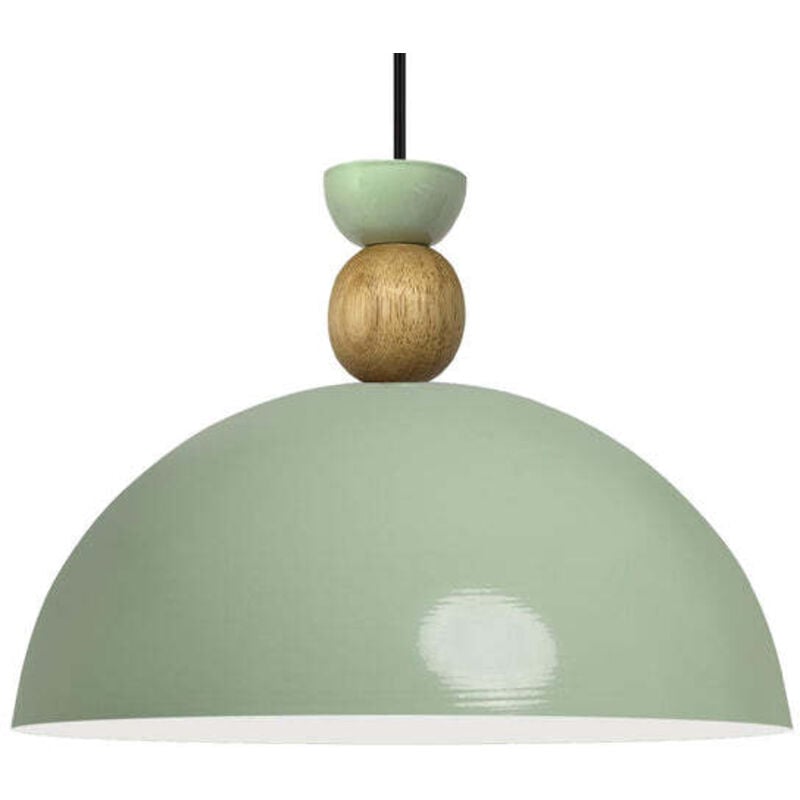 Yimpi Industrielle Pendelleuchte aus Handbemaltem Minzgrün Metall – Vintage-Kronleuchter E27 Ø30 cm für Wohnzimmer, Schlafzimmer oder Esszimmer