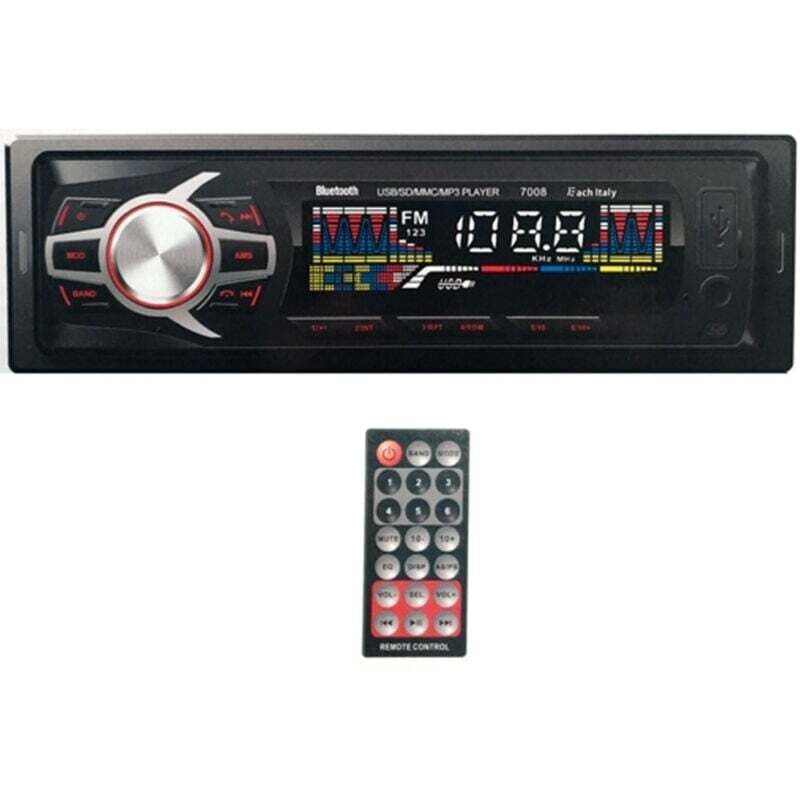 Autoradio Bluetooth Abnehmbare Frontblende fm Mp3 usb sd lcd 60wx4 Ec-7008 - - Ymyny