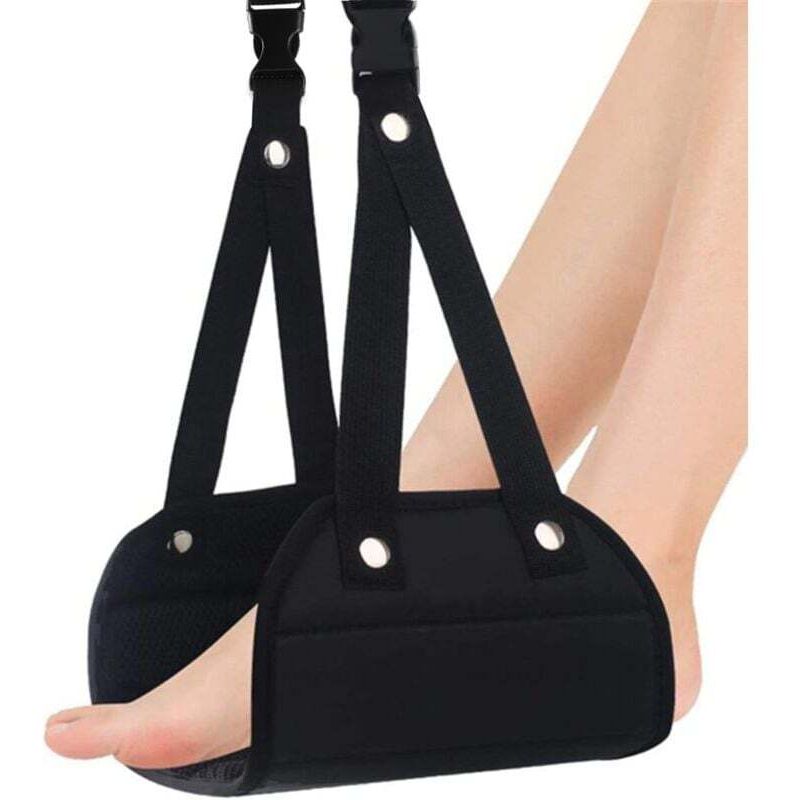 YMYNY Flugzeug-Fußstütze, beste Reise-Fußstütze, glatte Fußhängematte und tragbare Flugzeug-Fußstütze, bietet Entspannung und Komfort für lange Flüge