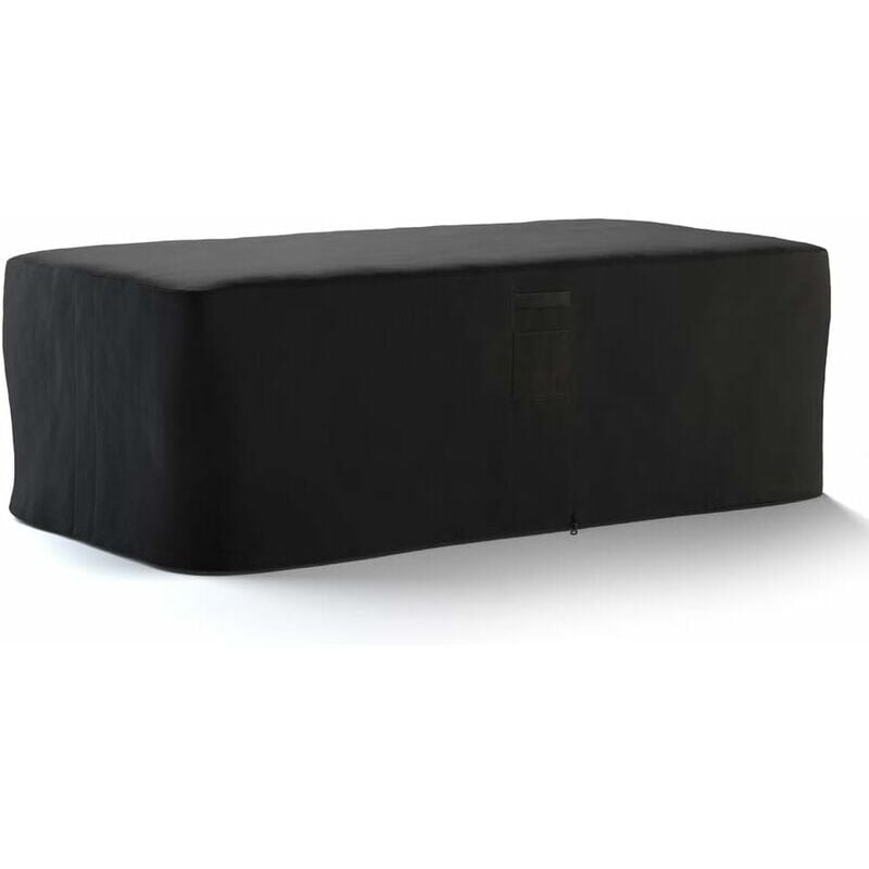 Gartenmöbel-Abdeckung, Gartenmöbel-Plane, Schutz für Gartenmöbel im Freien, rechteckiger Gartentisch, wasserdicht, winddicht, UV-beständig,