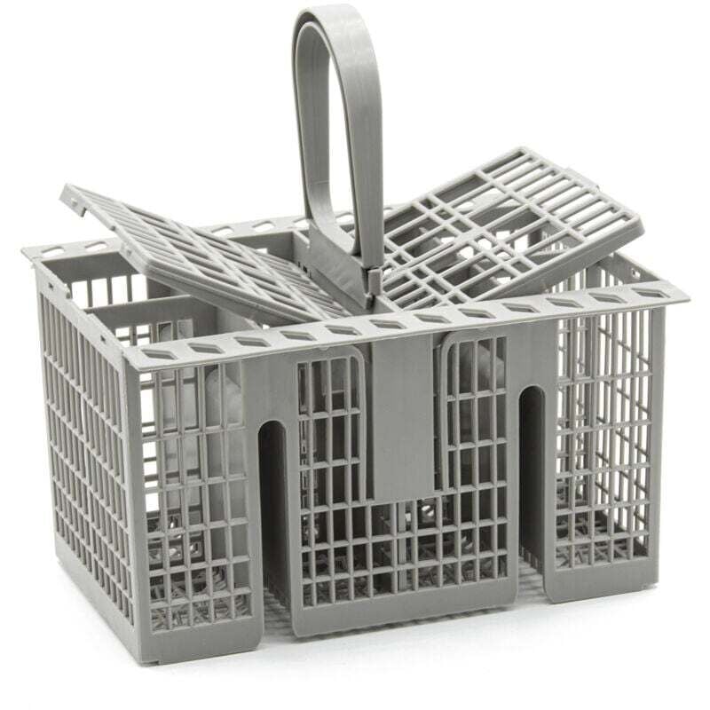 YMYNY Großer Universal-Besteckkorb für Hotpoint Geschirrspüler 99673-8729, C00257140, C00386607, Grau, Geschirrspüler Ersatzteile, Besteckkorb,