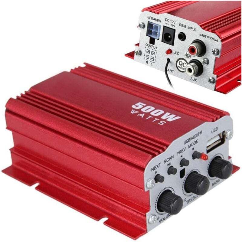 Mini-2-Kanal-Stereo-Verstärker für Auto, Motorrad, 500 w, usb, MP3, Kinter Ma-150 – - Ymyny