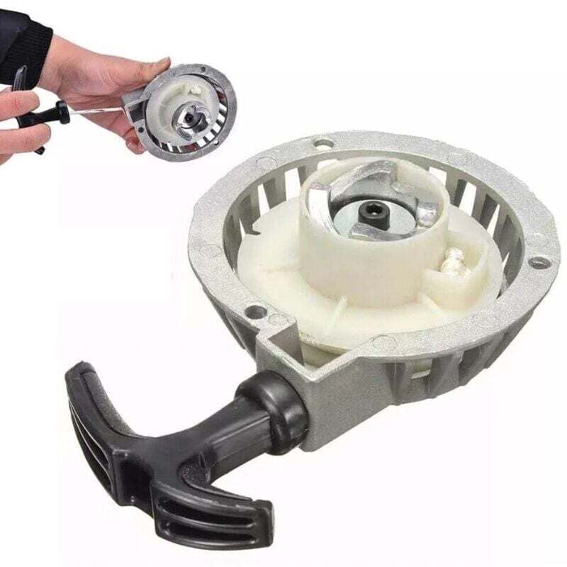 YMYNY Mini Moto Zubehör Seilzugstarter-Adapter 47cc 49cc Pit Dirt Pocket Bike Mini Moto ATV Seilzugstarter (Farbe : Silber)