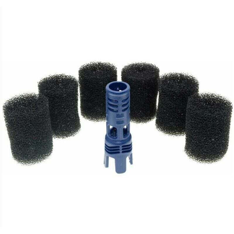 YMYNY RTGPT Anti-Spritzdüse mit 6 Schaumstoffbürsten für Polaris 280 Poolroboter, entspricht Tail Sweep Pro TSP10S