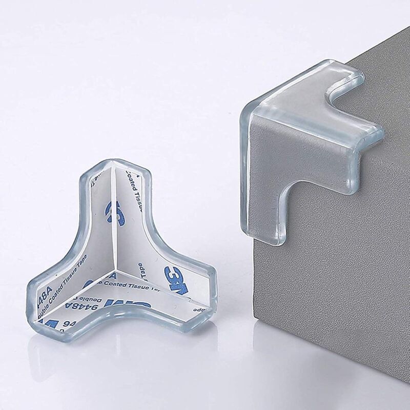 Tisch-Eckenschutz, 20 Stück, durchsichtiger Eckenschutz, Eckenschutz, stoßfester Eckenschutz für Tische und alle scharfen Möbel für Kinder und Babys