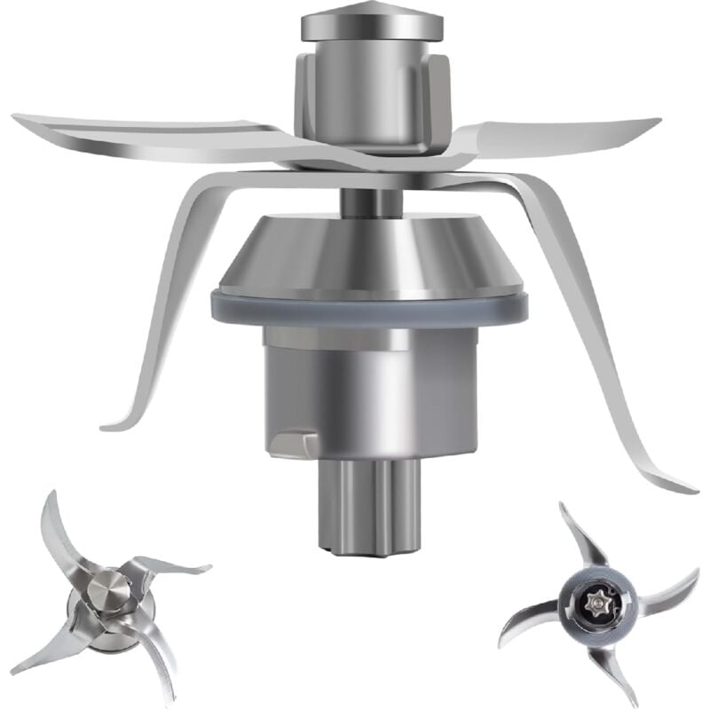 TM21 Ersatzklingen kompatibel mit Vorwerk Thermomix TM21 Küchenmaschine, Edelstahl mit Dichtung - Ymyny