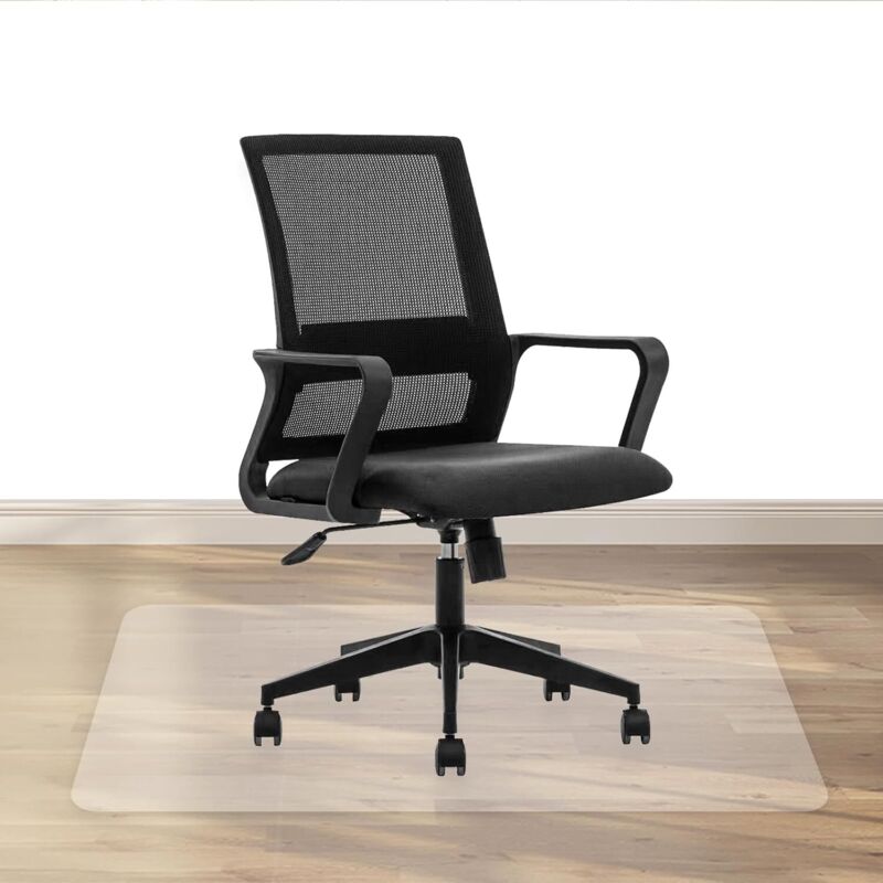 YORKING Bürostuhl Unterlage versch. Größen Bodenschutzmatte Bürostuhl rutschfeste Kratzfeste (75 x 120 cm)