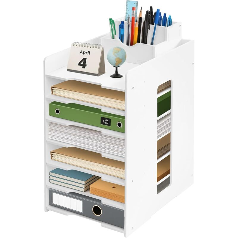 YORKING Stapelbare A4-Briefablage aus Vliesstoff - Praktische Dokumentenablage für Büro, Schule & Homeoffice - Büro-Organizer mit Mehreren