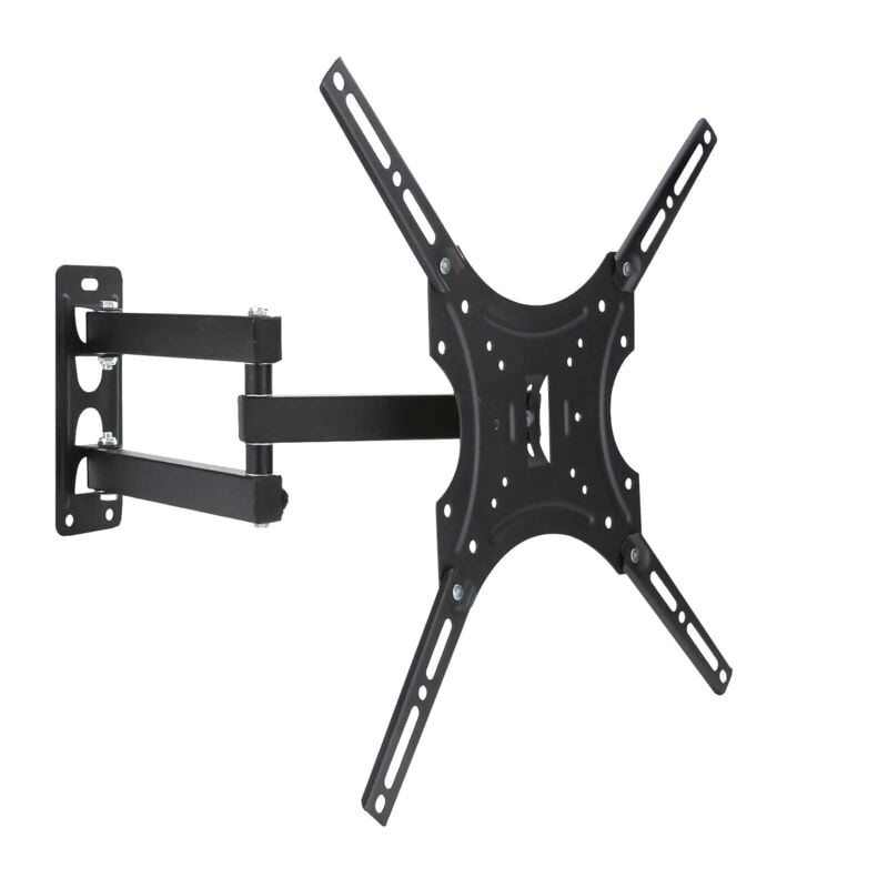 YORKING TV Wandhalterung Universale TV-Halterung Schwenkbare Neigbare TV Halterung Fernseher Halterung für 32-55 Zoll Flach Curved Fernseher oder