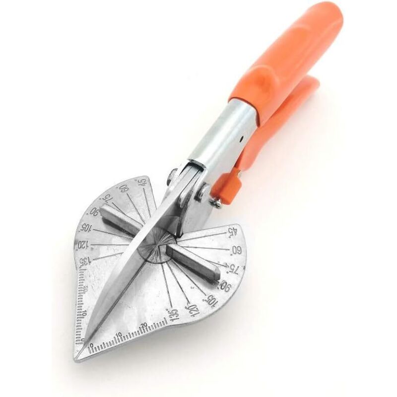 Zange, Schergelenk, Gartenschere, Mehrwinkel-PVC-Polymerschere zum Schneiden von PE, PVC, PPR, Rohren, Ästen, Drähten und Winkeln von 40 bis 135 Grad