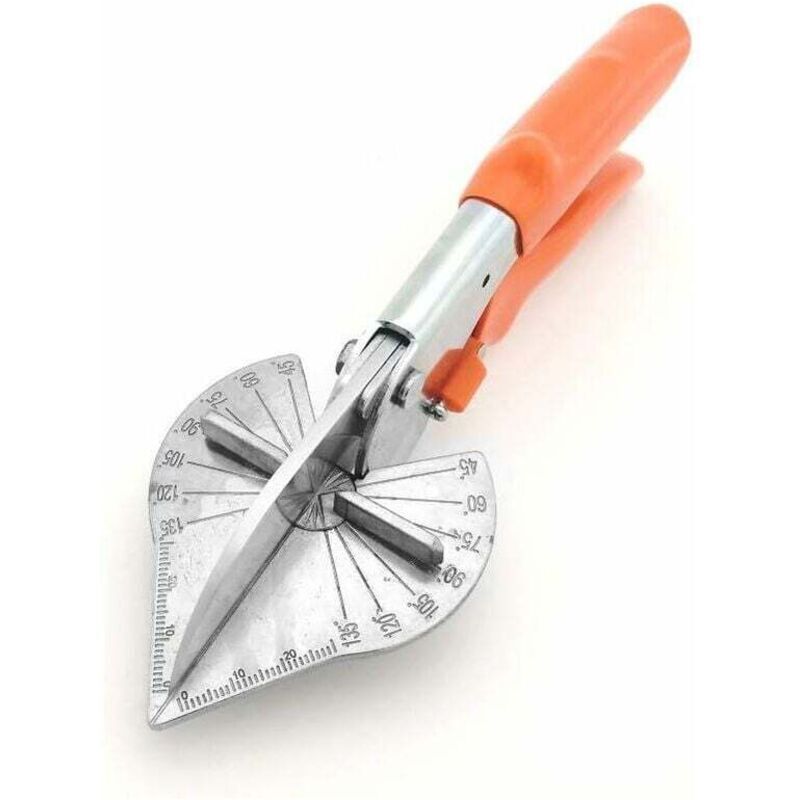 Zange, Schergelenk, Gartenschere, Mehrwinkel-PVC-Polymerschere zum Schneiden von PE, PVC PPR, Rohren, Ästen, Drähten und Winkeln von 40 bis 135 Grad,