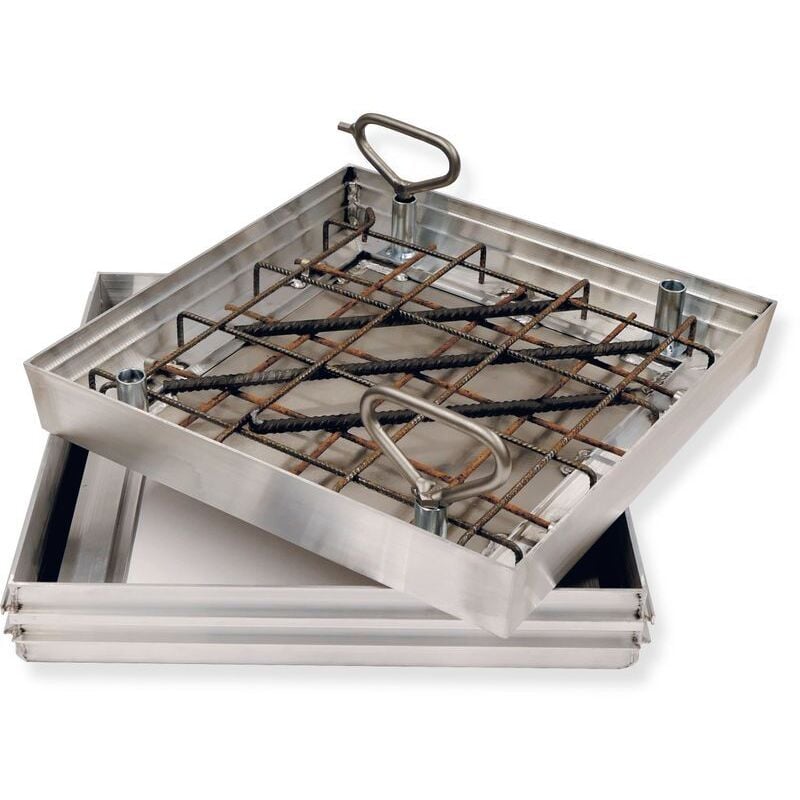 Zarges Aluminium Schachtabdeckung mit Wanne 800 mm x 800 mm