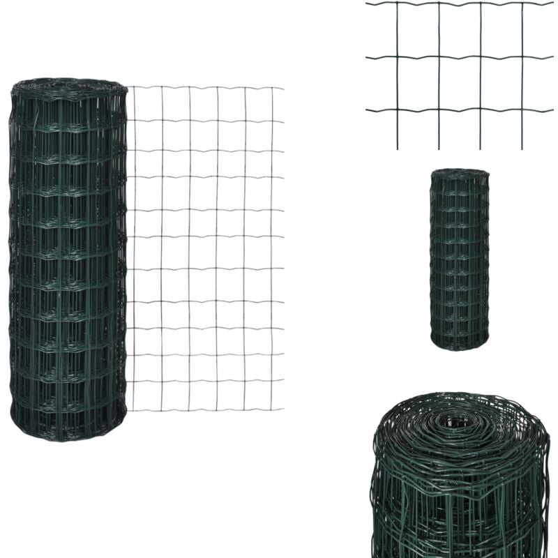 Gartenzaun Maschendraht gitter 25x1,0m Gitterzaun - Gartenzaun - Maschendrahtzaun - Metallzaun - Gartenzäune - Sicherheitszaun
