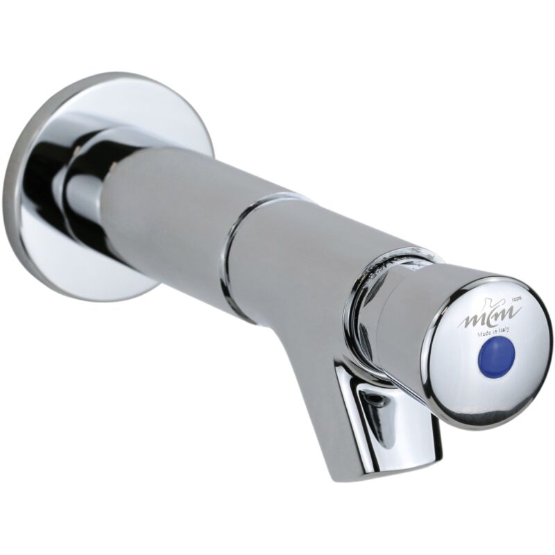 Rubinetterie Mcm - Zeitgesteuerter Einzelwasserhahn zur Wandmontage, verlängertes Modell mcm 904300 8/12 Sekunden