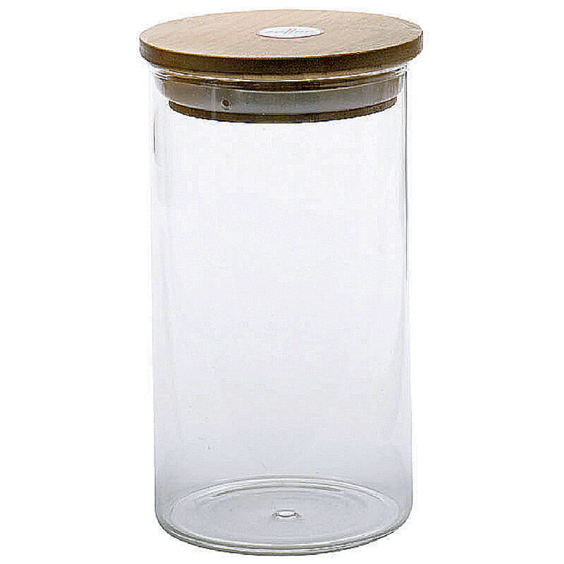 Vorratsglas mit Bamboodeckel - 1 Liter - Zeller
