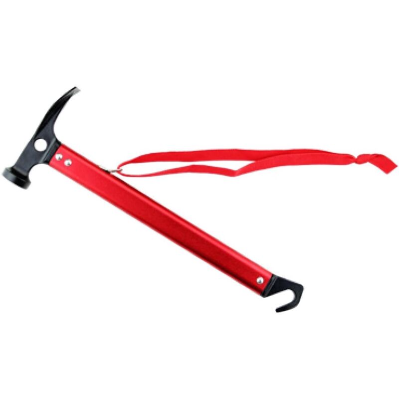 Zelthammer Aluminium Camping Mallet Puller Leichtes Multifunktionswerkzeug zum Wandern Markise Zelthering