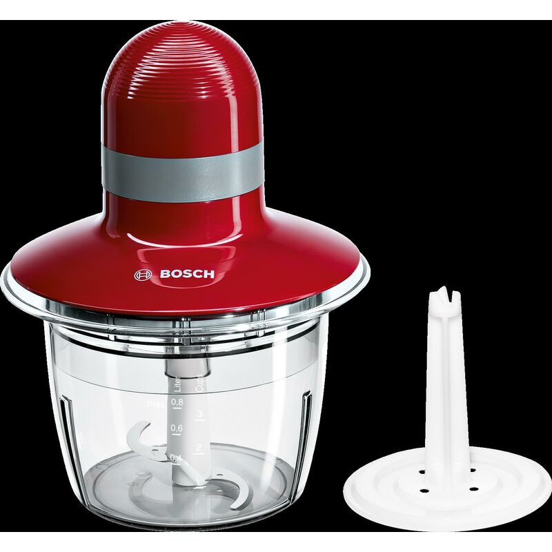 Mini chopper 800ml 400w + weißer mixer Bosch mmr08r2
