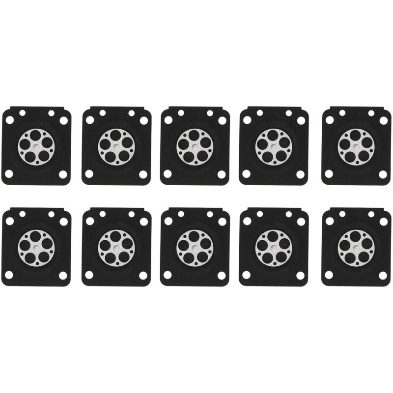 Zerodis 10PCS Vergaser Teile Kettensäge Chain Saw Carburetor Diaphragm Vergasermembrandichtungssatz für zama Kettensäge 180 C1U / MS210 230 250