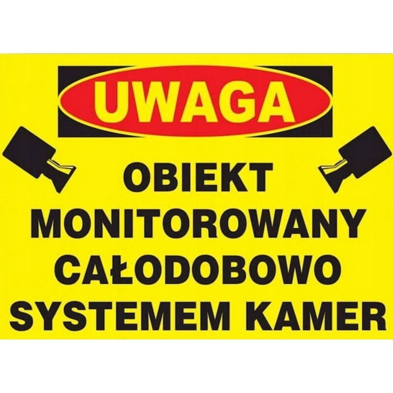 ZI-12-SCHILD Die Anlage wird 24 Stunden am Tag überwacht