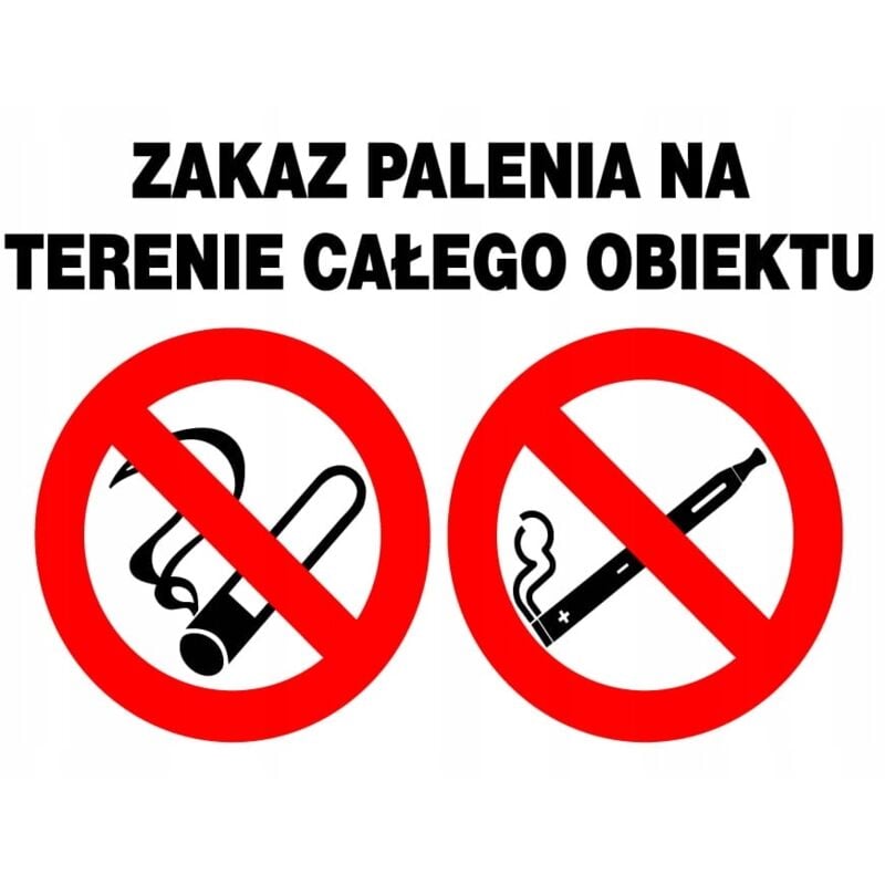 ZI-48/2 Rauchen ist in der gesamten Anlage verboten