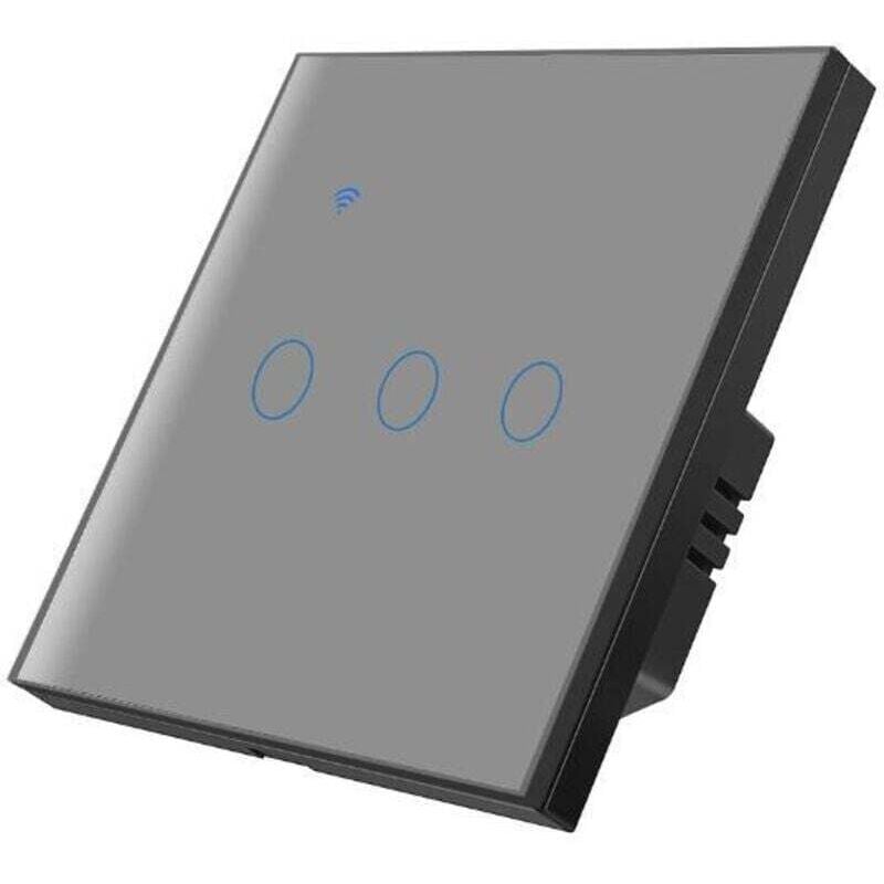 Zigbee Alexa Smart Curtain Switch Kompatibel mit Amazon Alexa und Google Home, Grauer Smart Curtain Switch mit Fernbedienung und Zeitfunktion