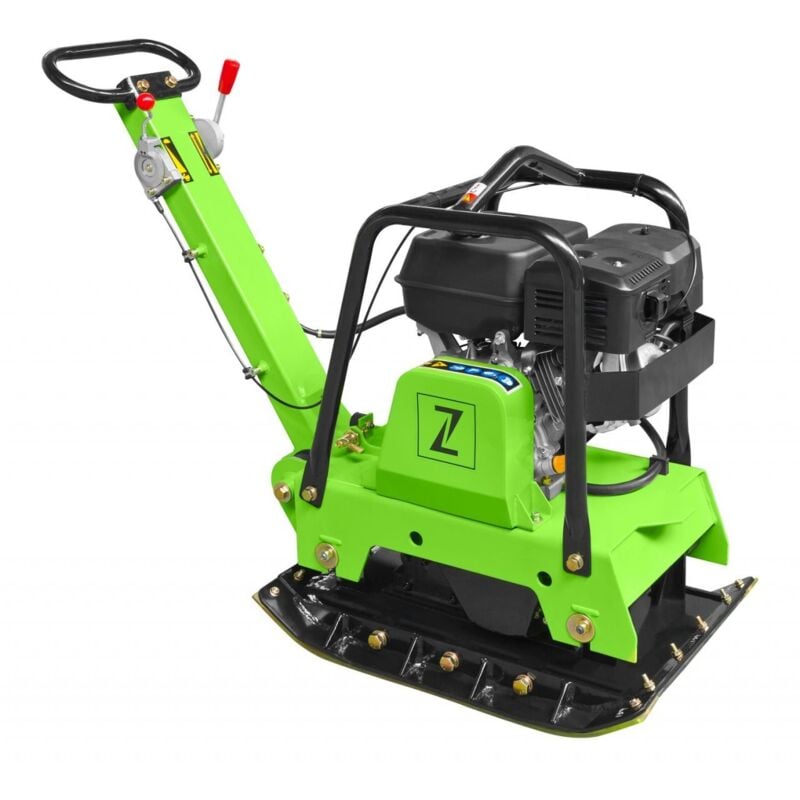 Rüttelplatte ZI-RPE160C inkl. Gummimatte und Fahrwerk Rüttelplatte - Zipper