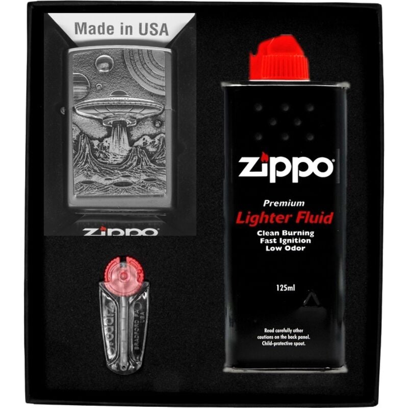 ZIPPO Feuerzeug ALIEN LIVE Geschenkset Nr. 1