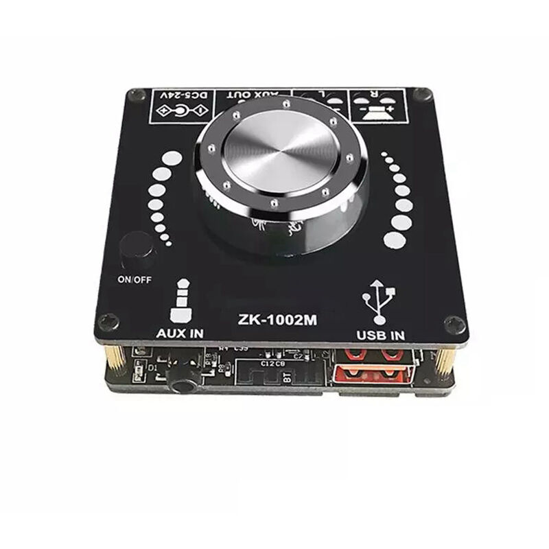 ZK1002M Bluetooth 5.0 AUX USB Audio Eingang Ausgangs VerstäRker Audio VerstäRker 100Wx2