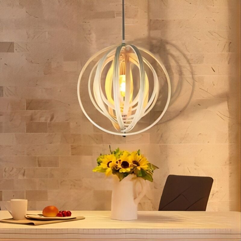 Deckenlampe für Esstisch, Holztisch, Deckenlampe für Esszimmer 1 - 40 cm, Flamming-Deckenlampe mit einstellbarer Höhe, E27-Sockel – Deckenlampe für