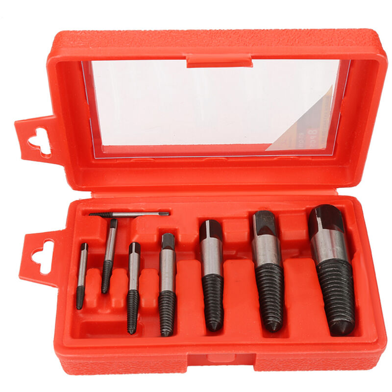 Zoternen - 8-teiliges Werkzeug zum Entfernen abgebrochener Schrauben und beschädigter Schrauben