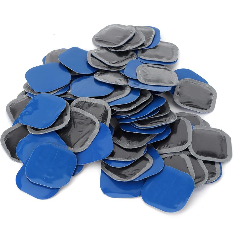 Zoternen 80 Stücke Reifen Flicken Pannenreparatur Gummi Stick Werkzeug 45x45mm Universal Reifen Reparatur Flicken für Auto Motorrad Reifen Pannen