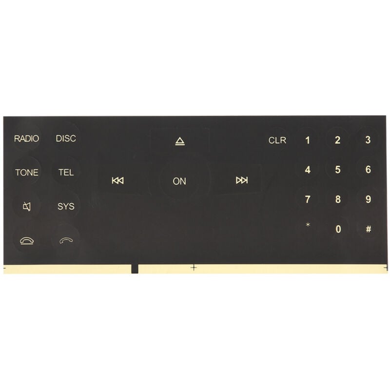 Zoternen - Autoradio-CD-Tastenaufkleber für Mercedes Benz 2008–2014, Autozubehör