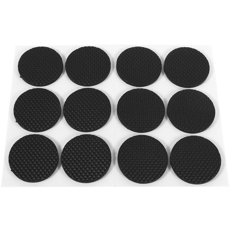 Zoternen - Bodenschutzpads, 12 Stück/Set, selbstklebend, einfach zu verwenden, Schutzgummi für Hocker, Tische, Möbel, Zubehör, Pads