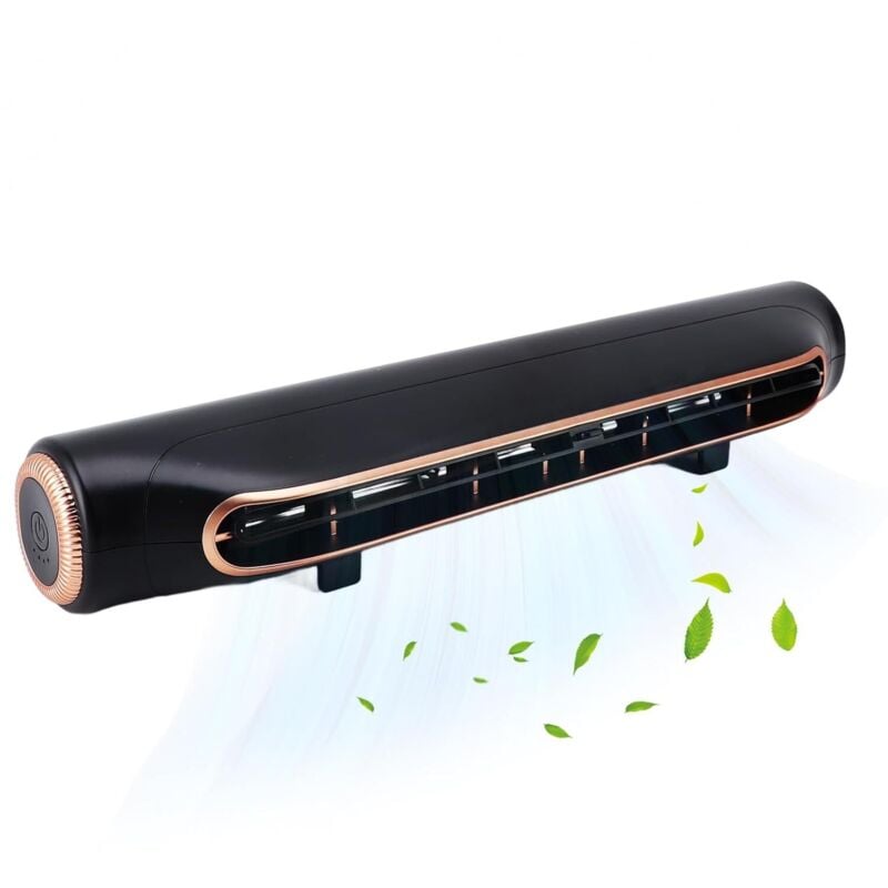 Zoternen - Computer-Monitor-Lüfter, 3 einstellbare Geschwindigkeiten, Windwinkel, USB-Monitor-Kühlventilator, flügelloser Lüfter für Bett,