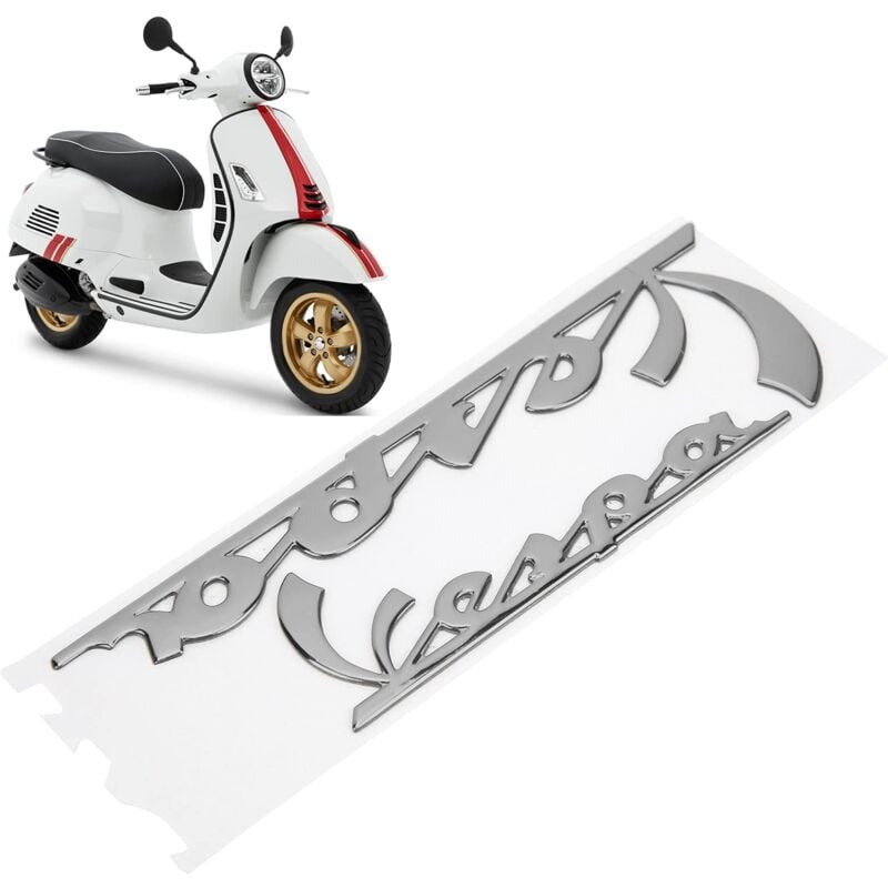 Zoternen - Motorrad-Aufkleber, Motorrad-Emblem-Aufkleber, 3-dimensionaler Harz-Aufkleber, Emblem-Aufkleber Motorrad-Dekoration für Vespa GTS300 LX125