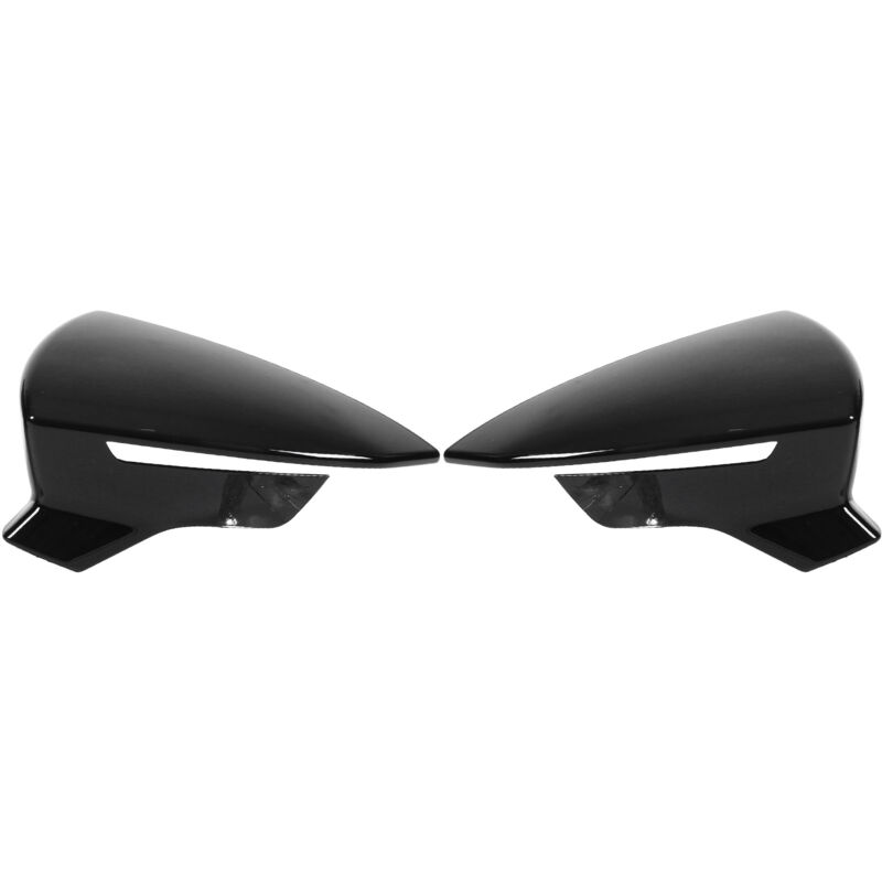 Paar Schutzabdeckungen für den linken und rechten Rückspiegel, Ersatz für seat Leon Mk3 5F st fr Cupra 2013–2019, Schwarz glänzend - Zoternen